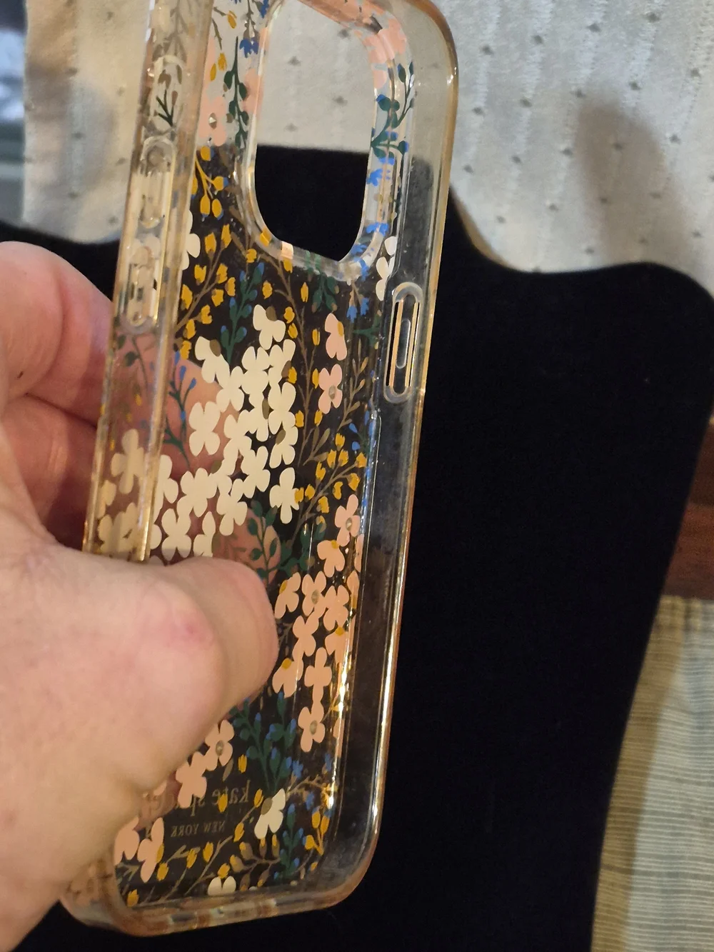 Kate Spade iPhone 13 Pro Max Case - Floral & Gems